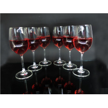 Haonai wholesale high quality 300-400ml red wine glass goblet